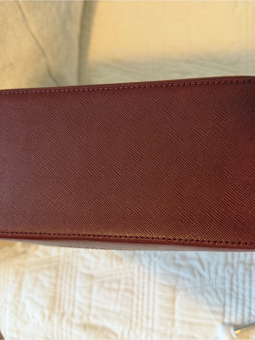 Burberry House Check Tote Bag in Beige/Black/Burgundy with COA and Auth Dusty - Picture 9 of 15